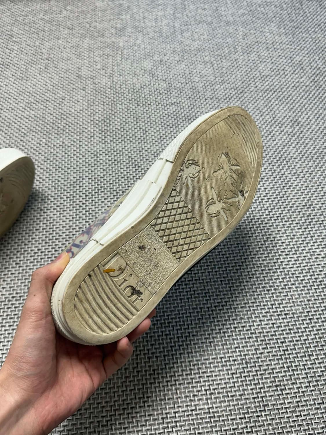 (한정판) 디올 오블리크 스니커즈 멀티 하이탑 상품이미지7