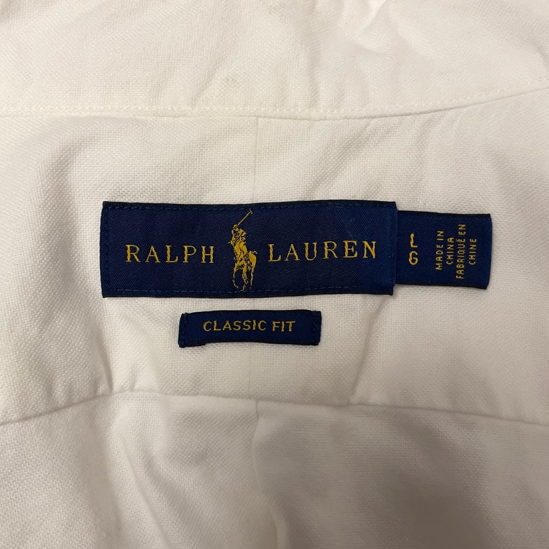 폴로 랄프로렌 옥스포드 화이트 셔츠   상품이미지5