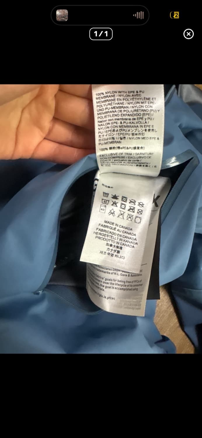 아크테릭스 베타스톤워시 xs 상품이미지3