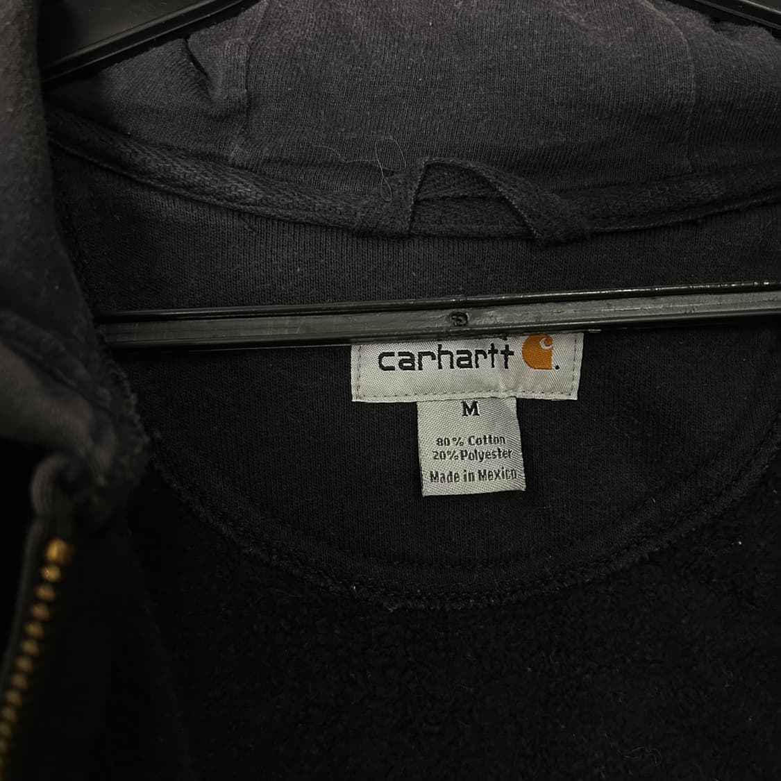 (M) 칼하트 블랙 k185 후드집업 자켓  상품이미지6