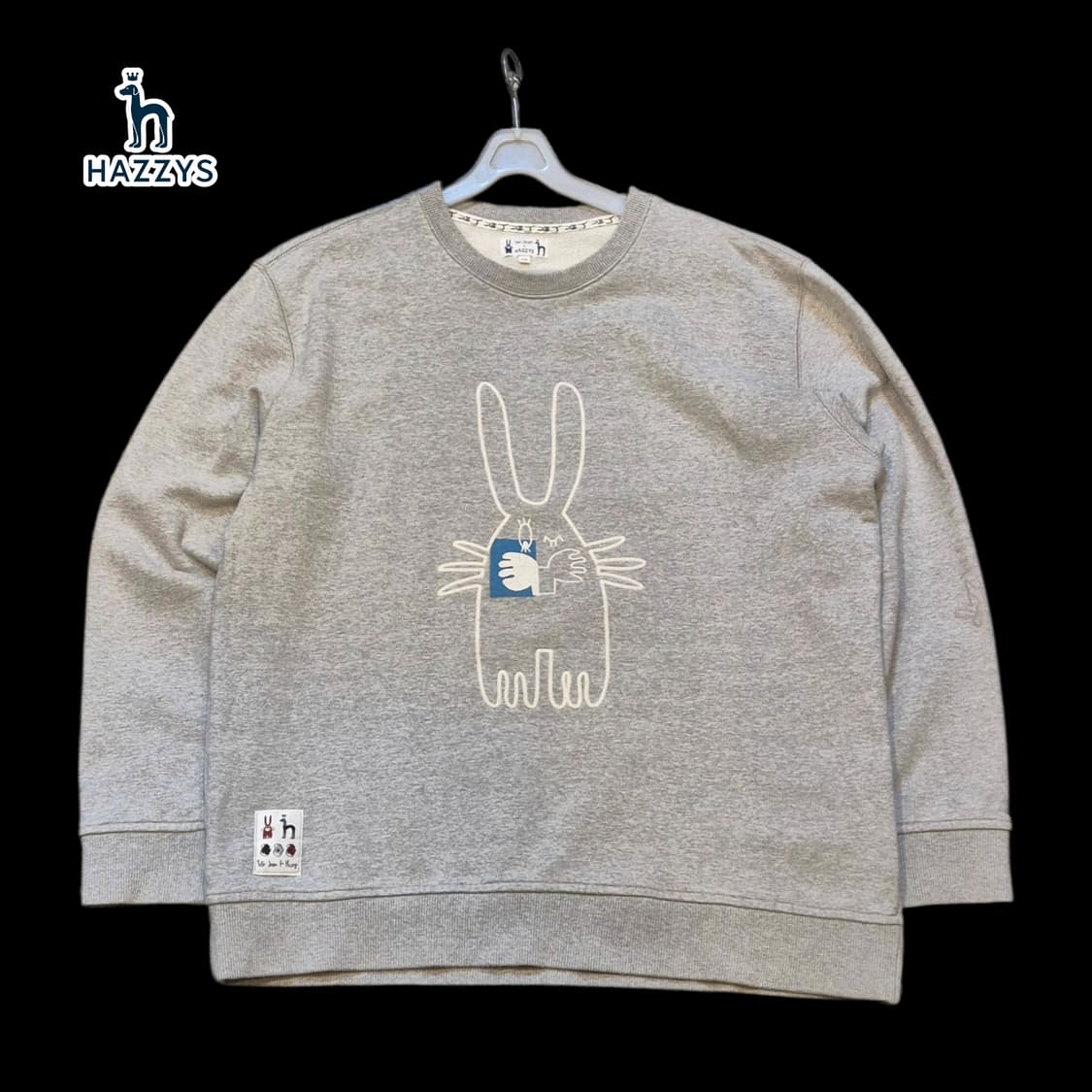 (실사이즈-105) 헤지스 그레이 맨투맨  상품이미지1