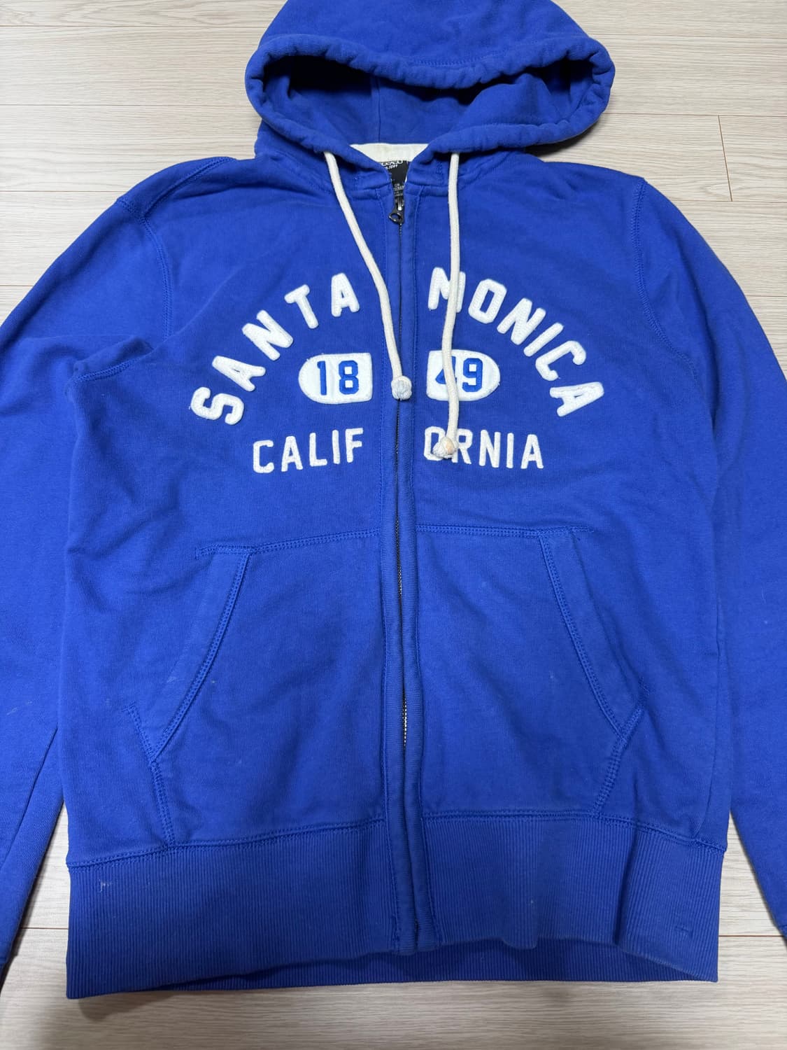 후아유 블루 후드집업 s 상품이미지2