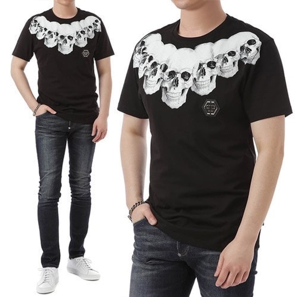 필립플레인 해골 반팔 티셔츠 상품이미지1