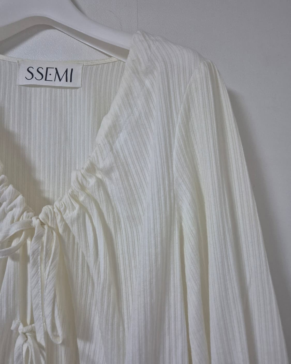 SSEMI 쎄미 블라우스 아이보리 상품이미지7