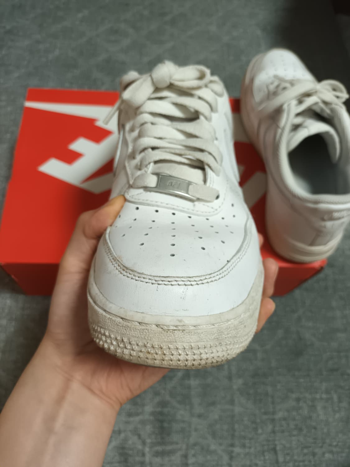 나이키 에어포스1 07 로우 화이트 상품이미지7