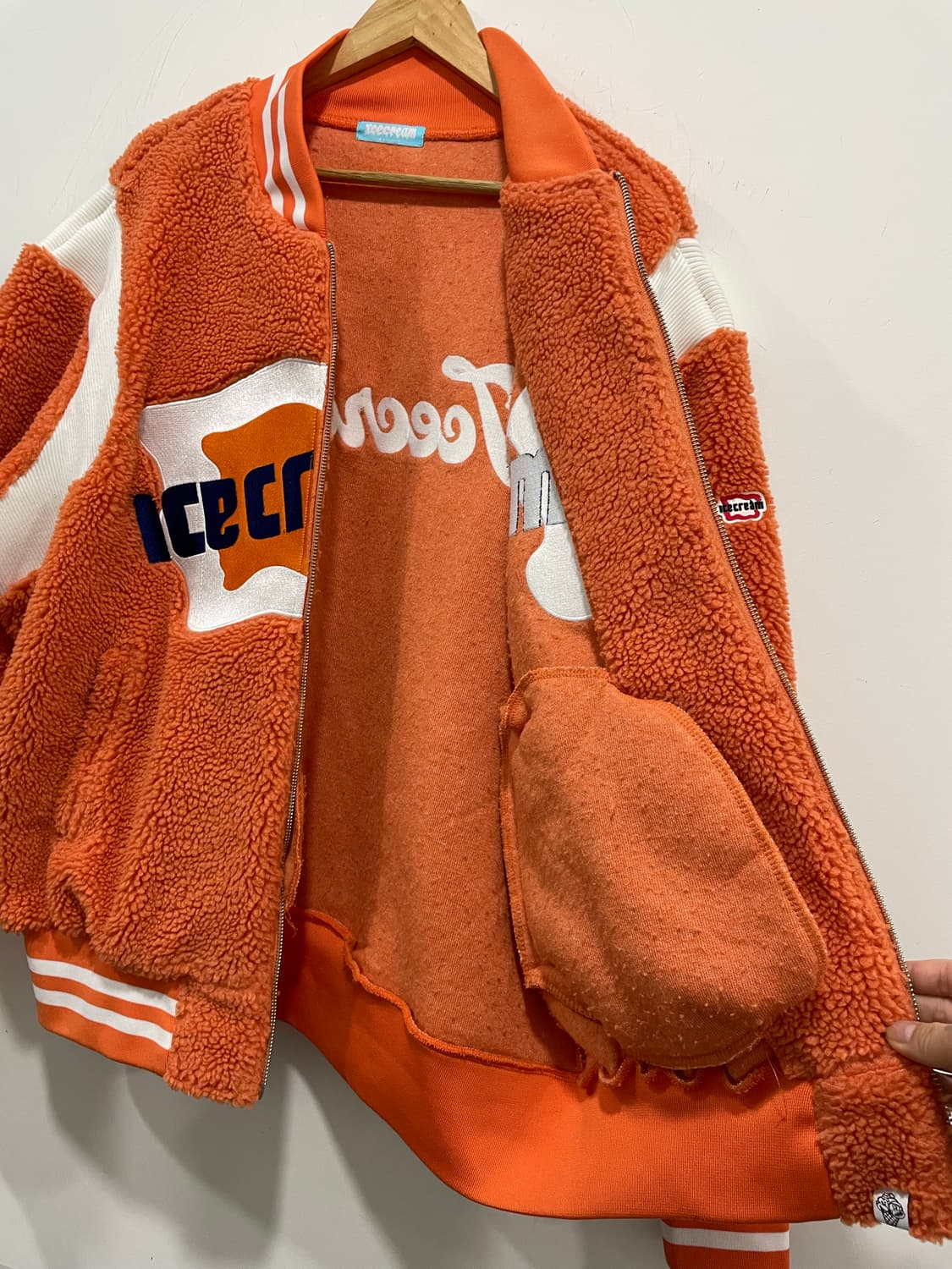 (레어)BBC 빌리네어보이즈 클럽 아이스크림 보아 바시티자켓 상품이미지6