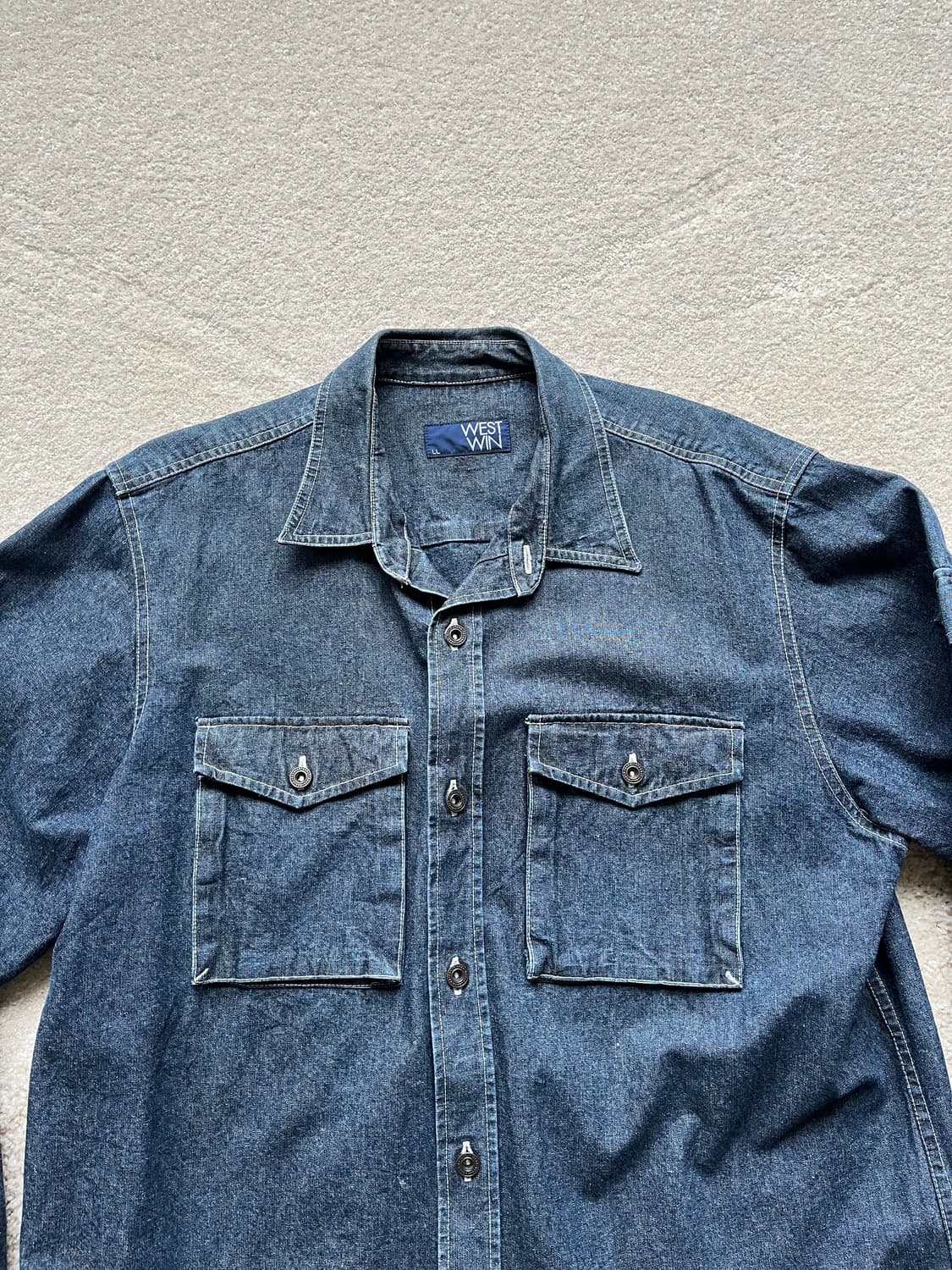 West Win 데님 유틸리티 셔츠 자켓 (103-105) 상품이미지3
