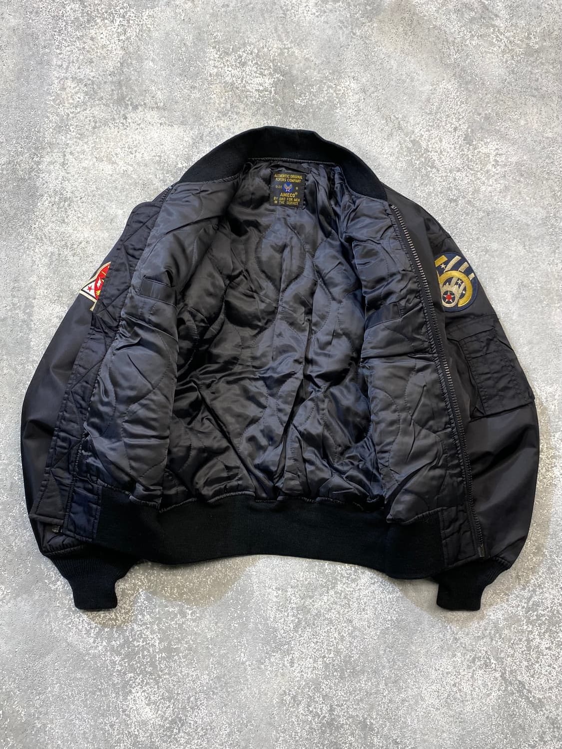 [S] AMECO  아메코 밀리터리 MA-1 플라이트 자켓 상품이미지5