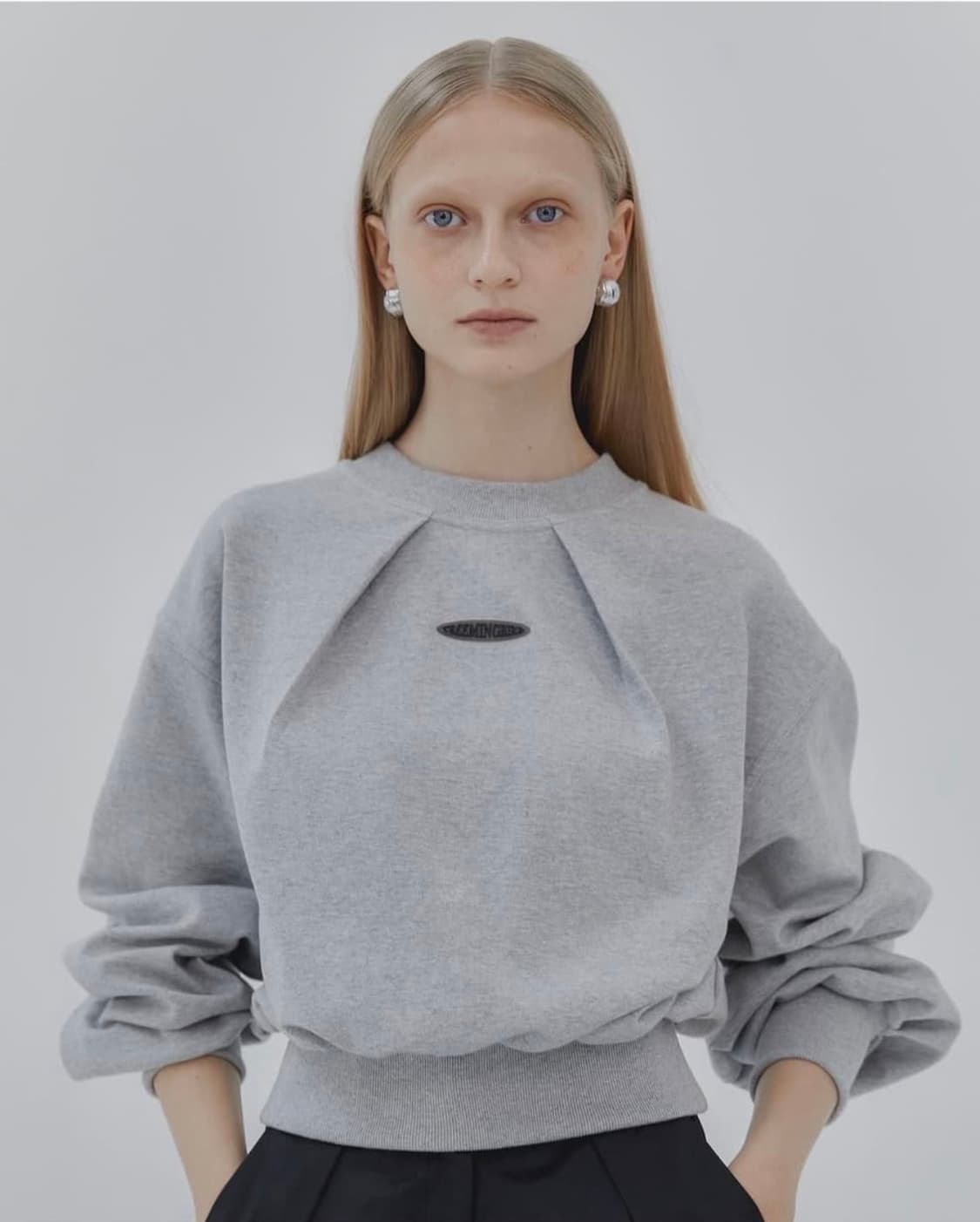 트리밍버드 볼륨 스웻셔츠 상품이미지1