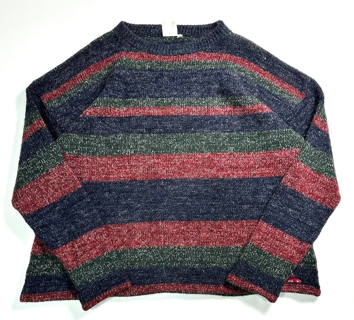 VTG 스트라이프 알파카 혼방 니트 상품이미지1