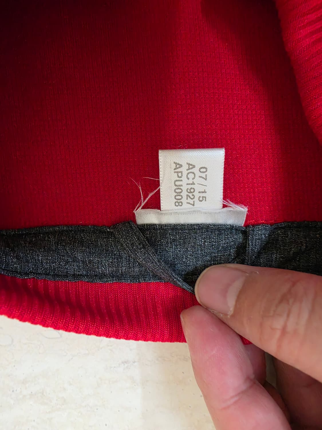 아디다스 맨유 빨간색 트랙탑 상품이미지5