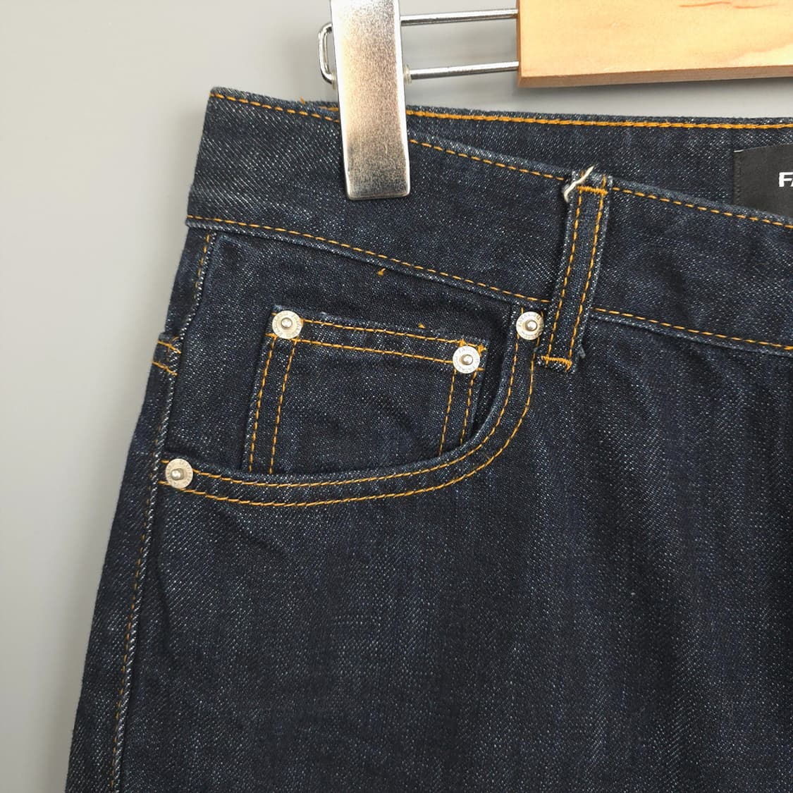 페이탈리즘 FATALISM 생지 데님 스트레이트 팬츠 상품이미지3