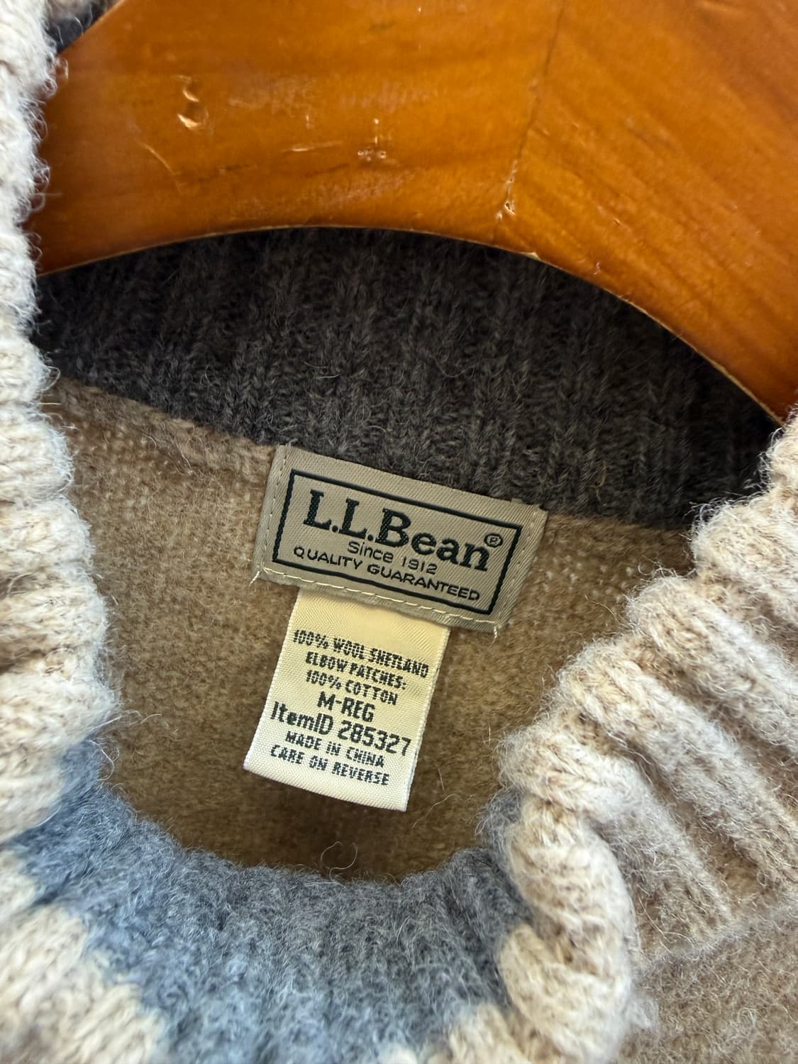 엘엘빈 울 니트집업 상품이미지5