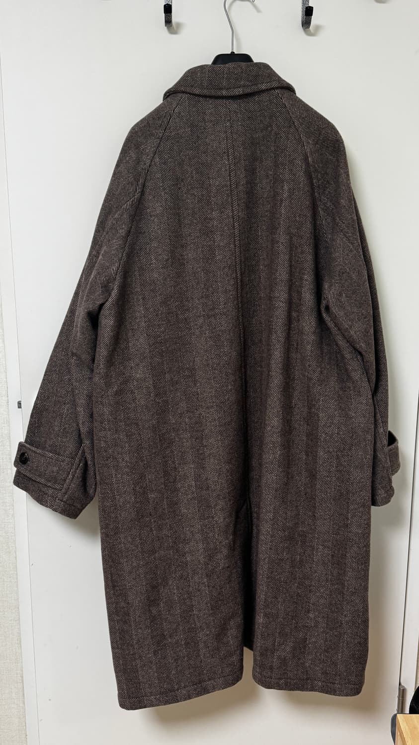 Covernat 헤링본 롱코트 XL(남자) 상품이미지3