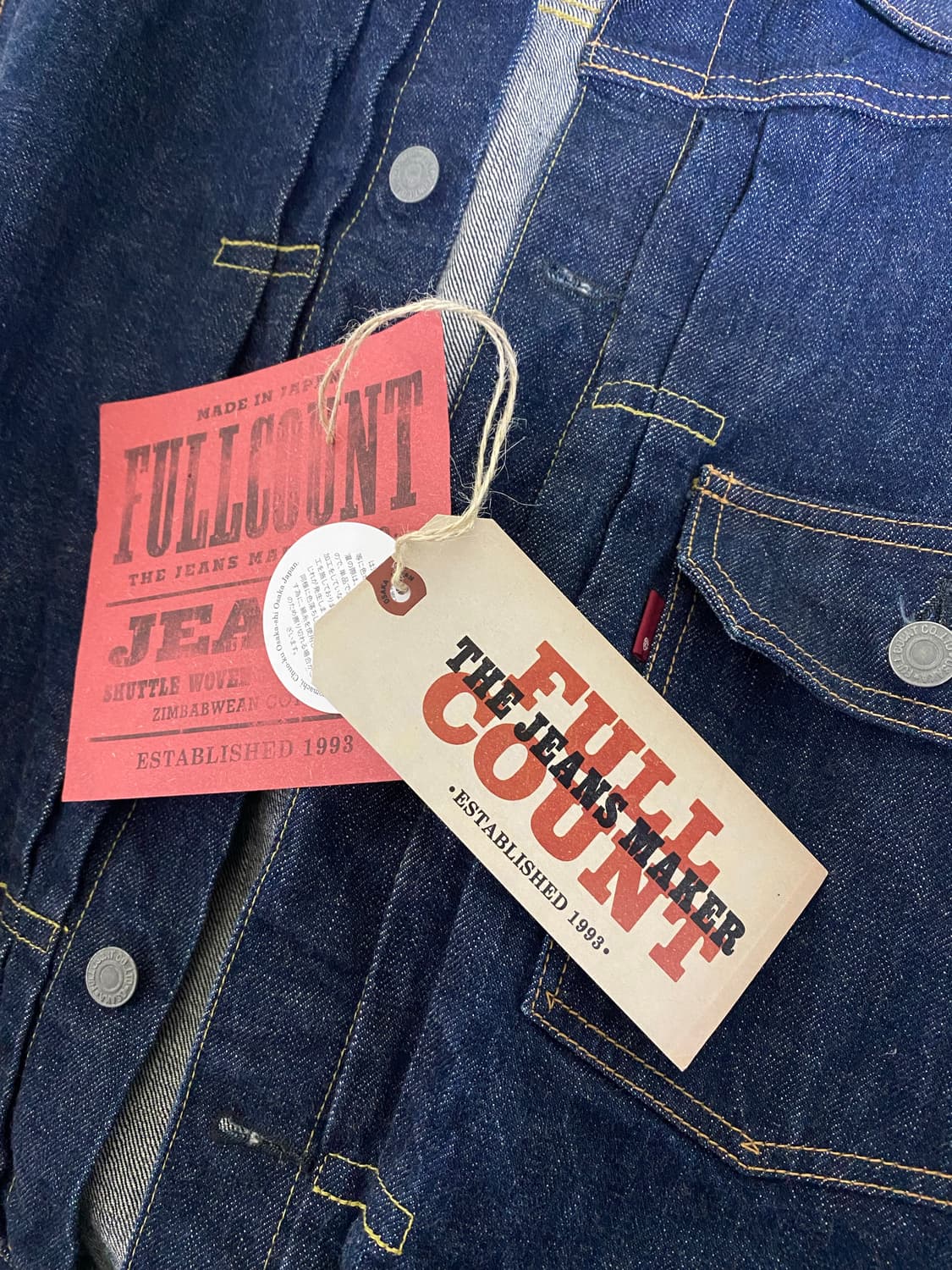 풀카운트 Fullcount / 2107 1세대 데님자켓 / 38 (100 상품이미지7