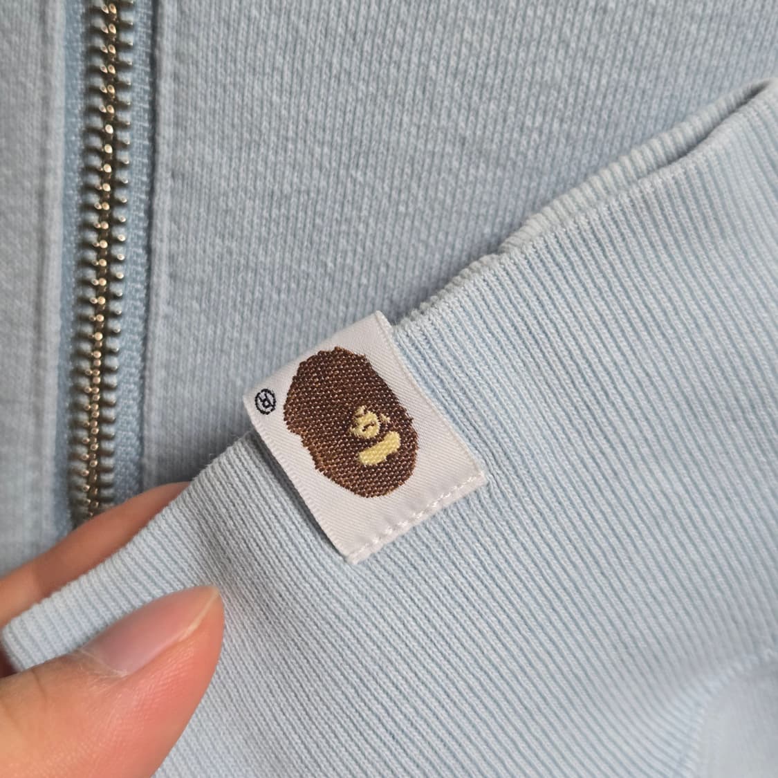 베이프 샤크 쿼터 집업 후드 상품이미지7