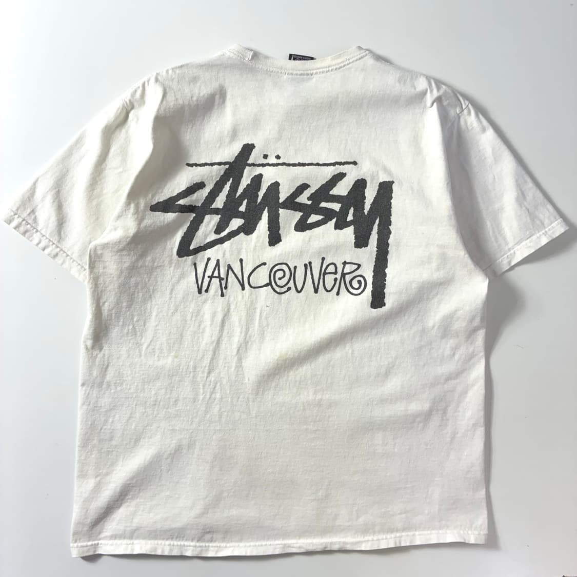 Stussy  스투시 스탁 밴쿠버 화이트 반팔 티셔츠  상품이미지2