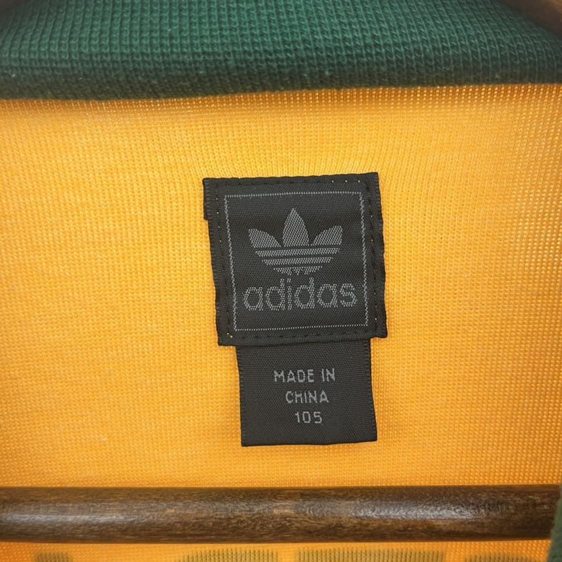 아디다스 흑탭 오스트리아 레트로 그린오렌지 져지 집업 105 C10935 상품이미지5