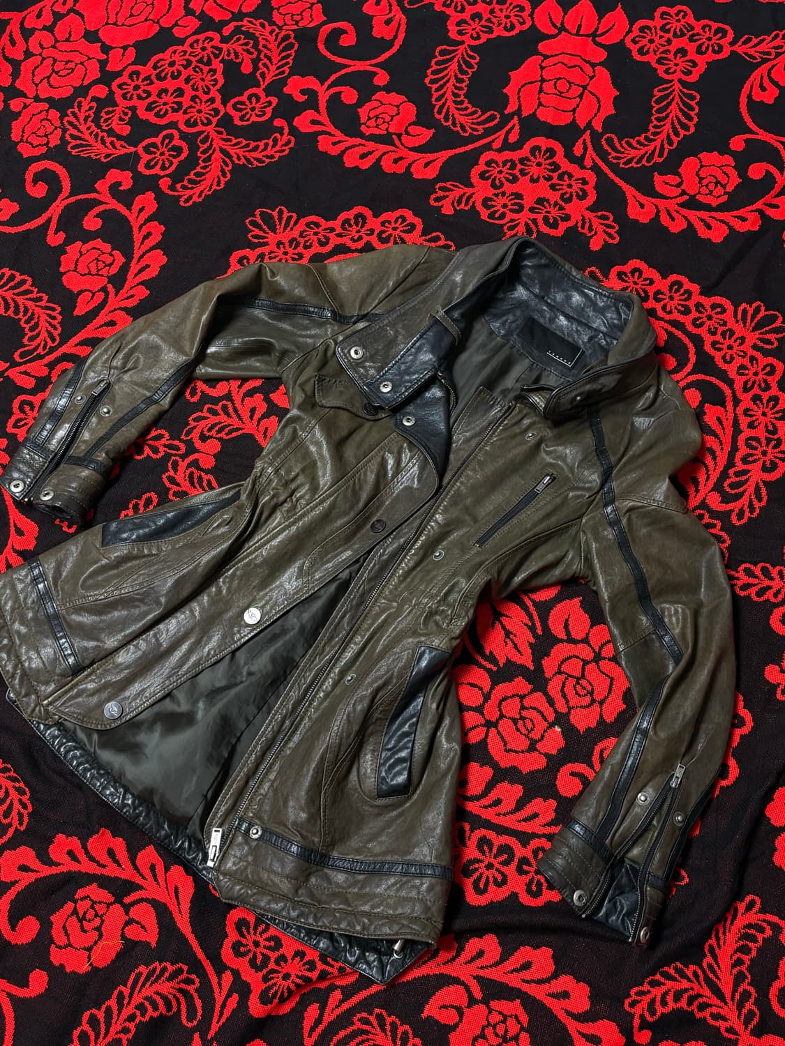 Leather Rock Punk Vkei jacket 상품이미지4