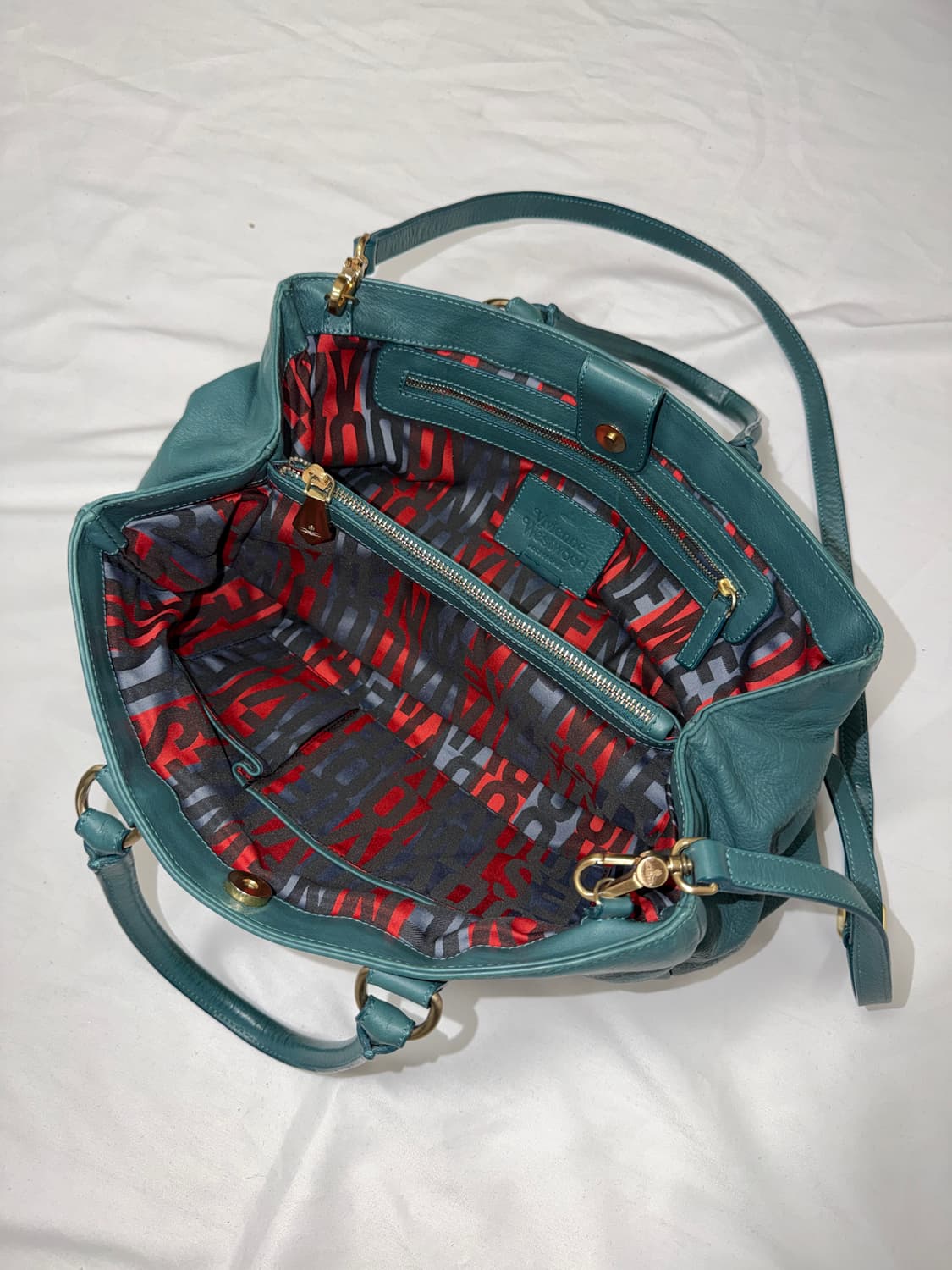 비비안웨스트우드 레더 백 상품이미지5