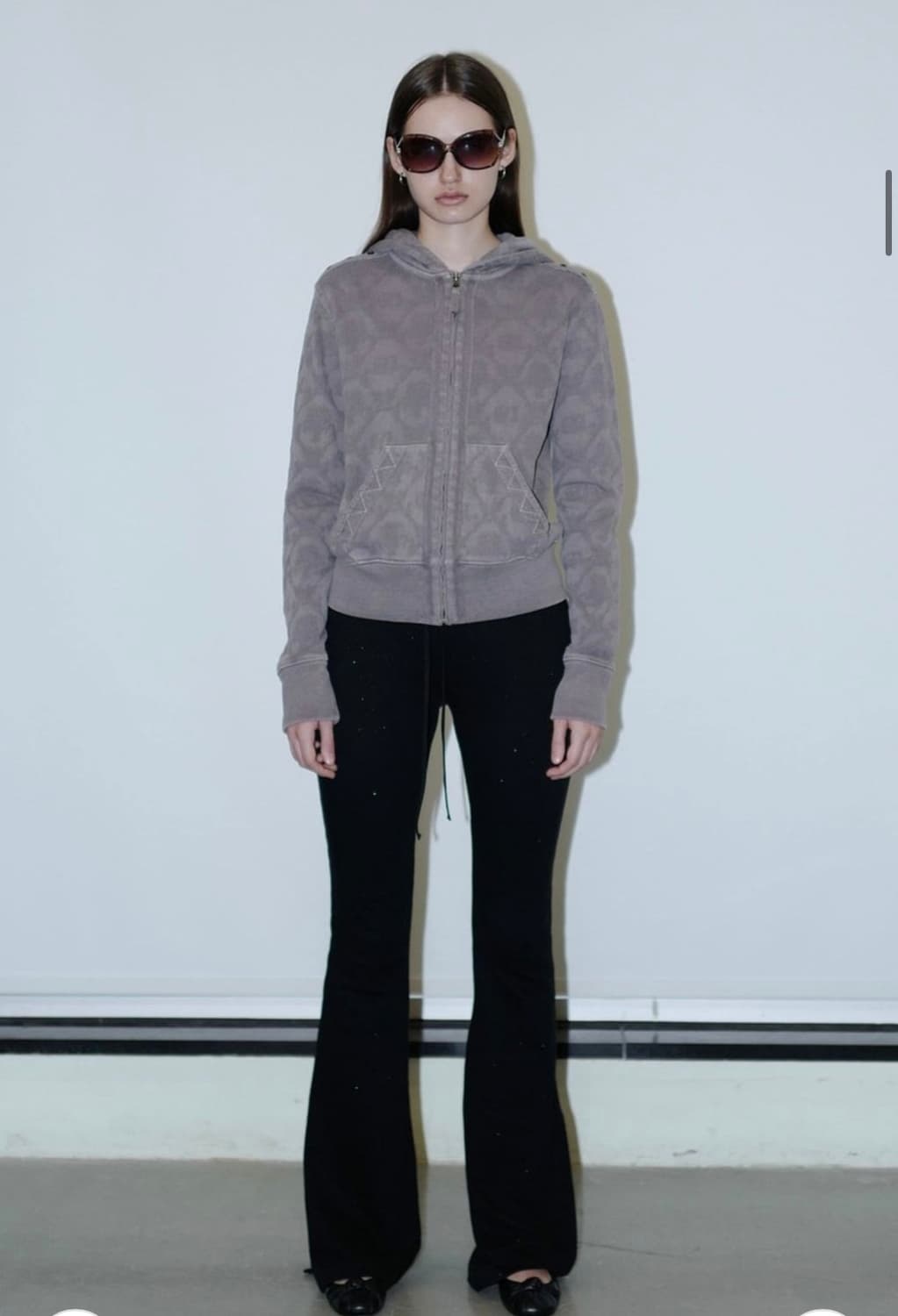 스컬프터 자카드 후드집업 Jacquard Hoodie Zip-Up 상품이미지2