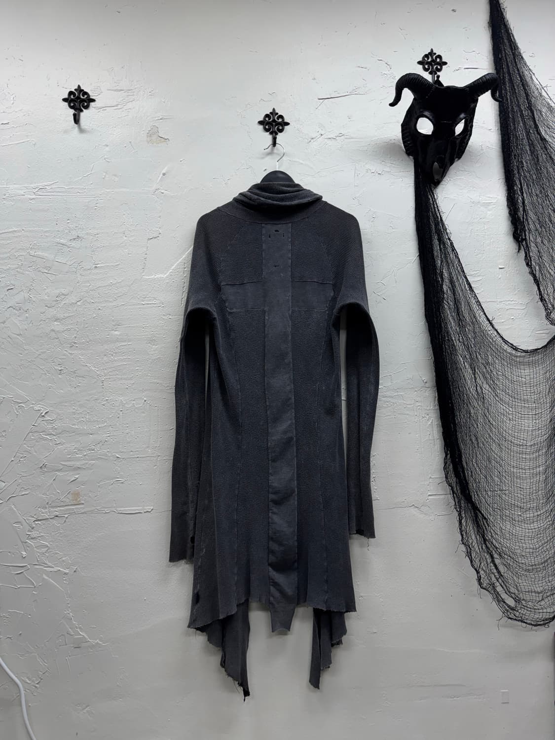 LGB 00s archive back cross cardigan 상품이미지2