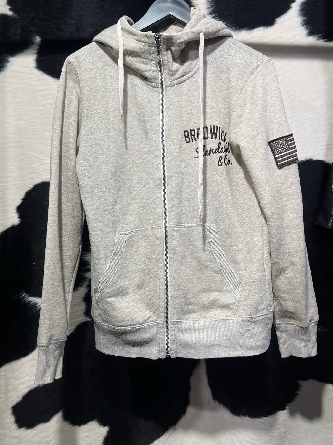 Y2K 패치 자수 후드집업 상품이미지3