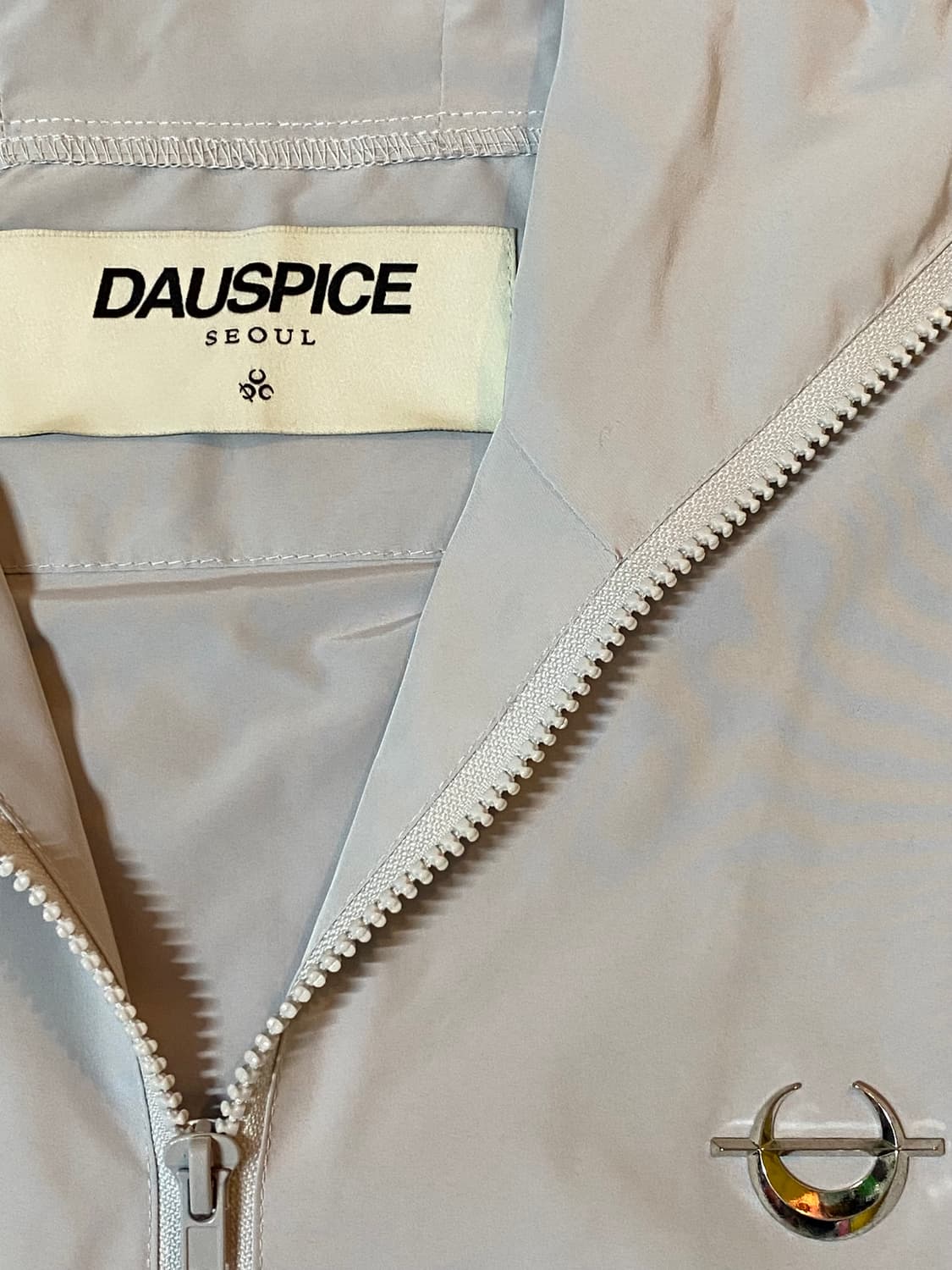 Dauspice 디오스피스 크롬 윈드 브레이커 재킷 라이트 그레이 1 상품이미지3