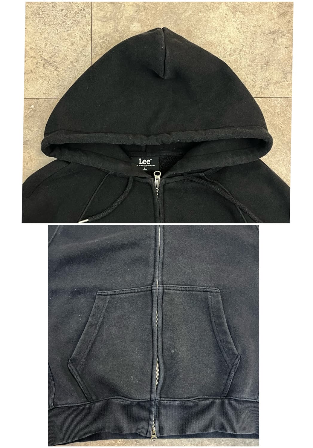 리 투웨이 후드집업 블랙 S #csz3464 상품이미지6