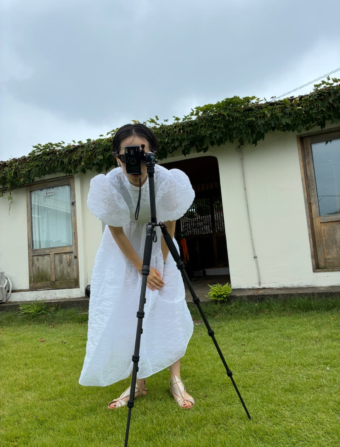 세실리에 반센 켈리 드레스 화이트 상품이미지9