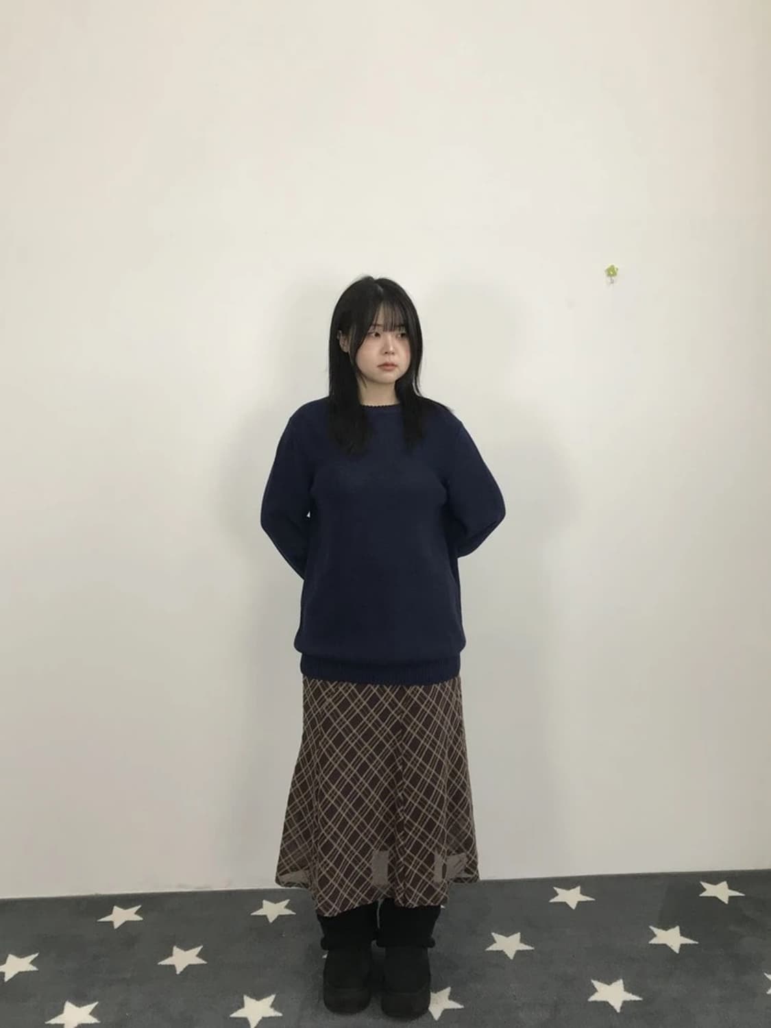 APC Navy Crew Knit Sweater 상품이미지1