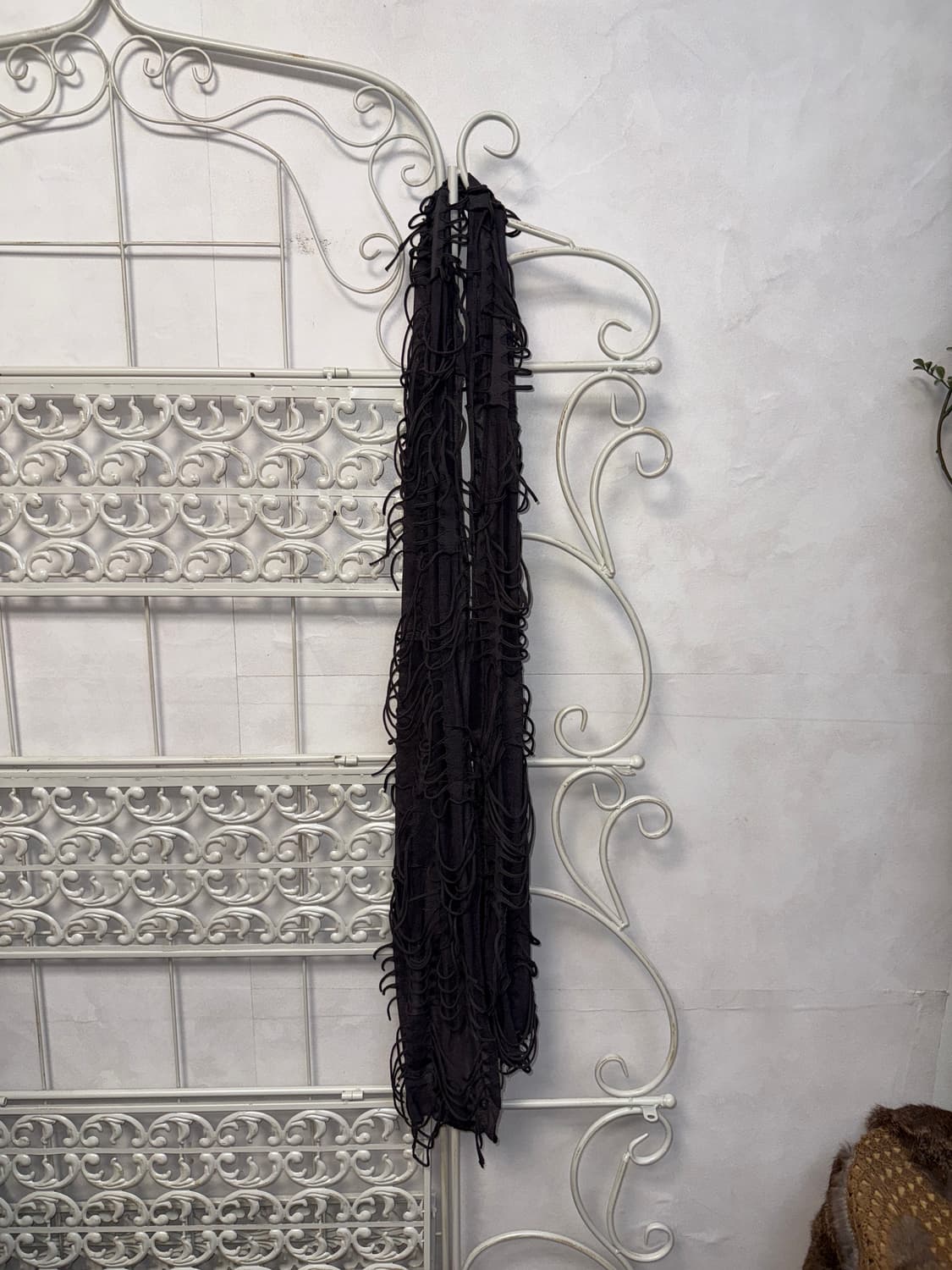 Charcoal glitter oriental grunge scarf 상품이미지4