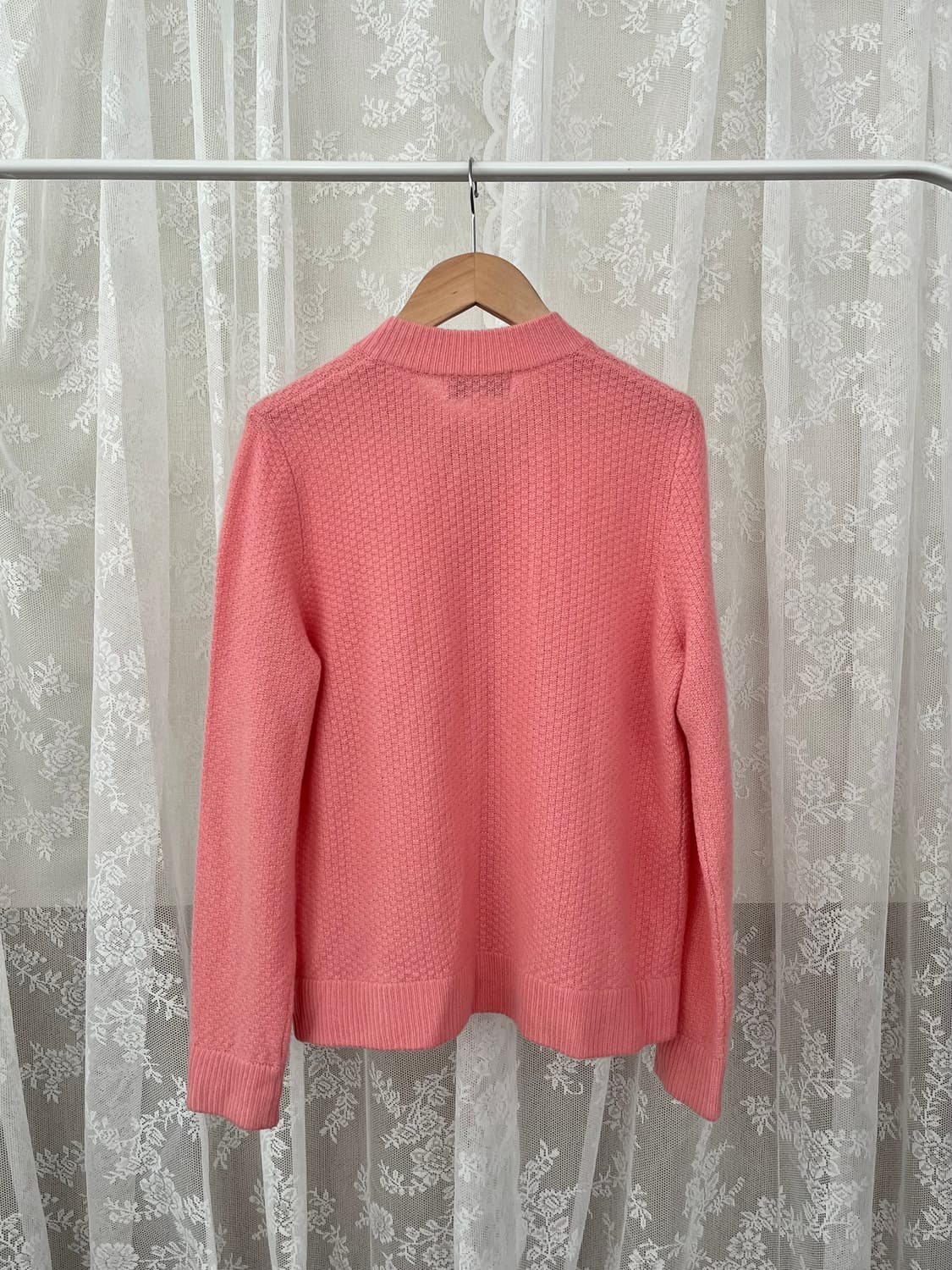 36) 머레이알란 Murray Allan 캐시미어 가디건 핑크 상품이미지2