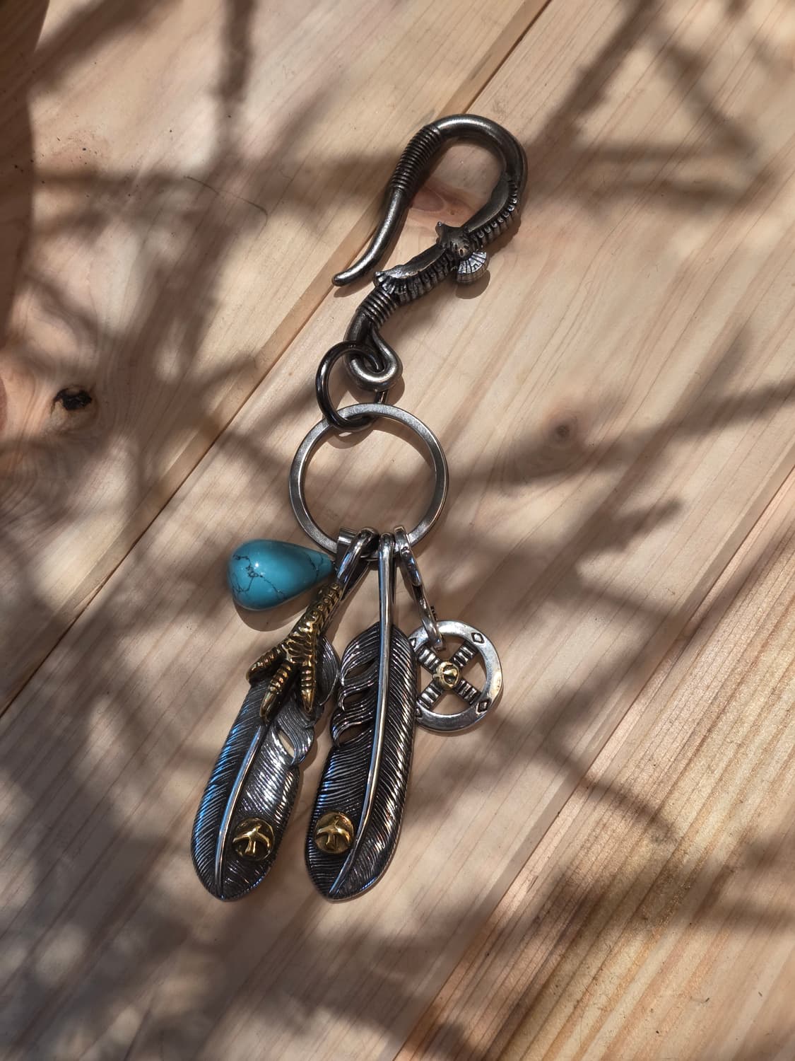 🦅🌵
Native Feather navajo Keyring 상품이미지1