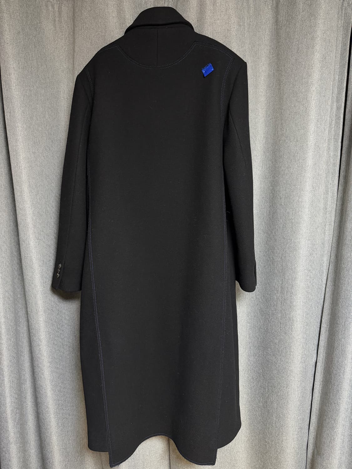 자라 x 아더에러 오버사이즈 울 코트 블랙 M-L 상품이미지3