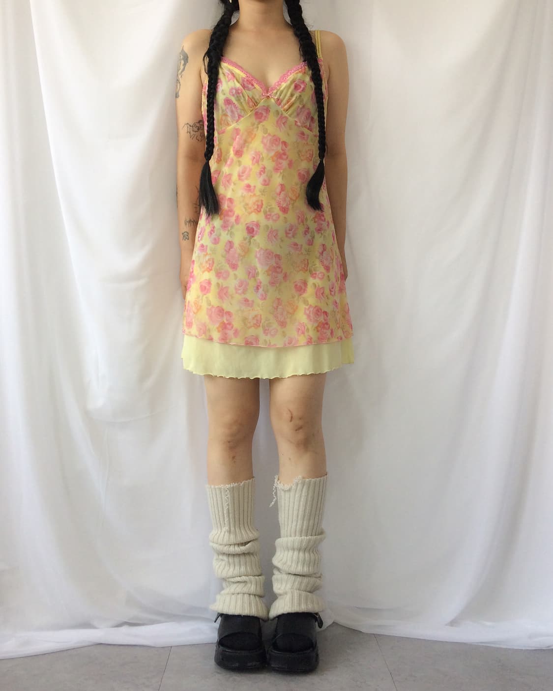 Flower pattern sleeveless onepiece 상품이미지6