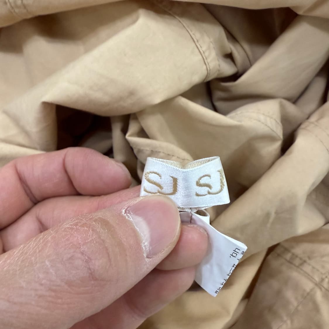 [76] 한섬SJSJ 베이지 롱 원피스 0105T1 상품이미지3