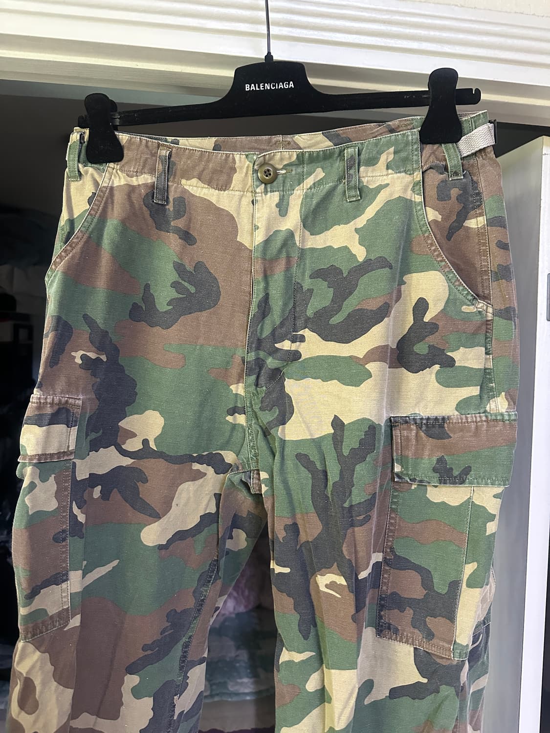 [L] 빈티지 밀리터리 카모 카고 팬츠 상품이미지2