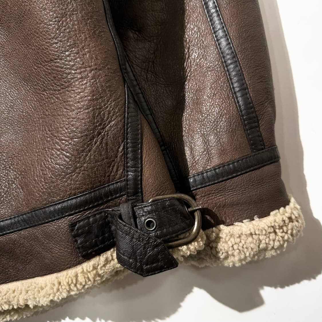 Tipicosi B-3 램스킨 시어링 무스탕 봄버 자켓 상품이미지8