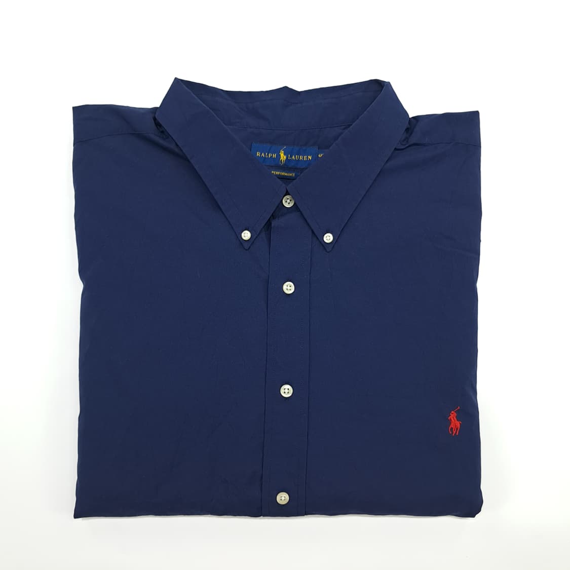 Co587 4XL Big 폴로 랄프로렌 네이비 반팔 셔츠 남방 상품이미지7