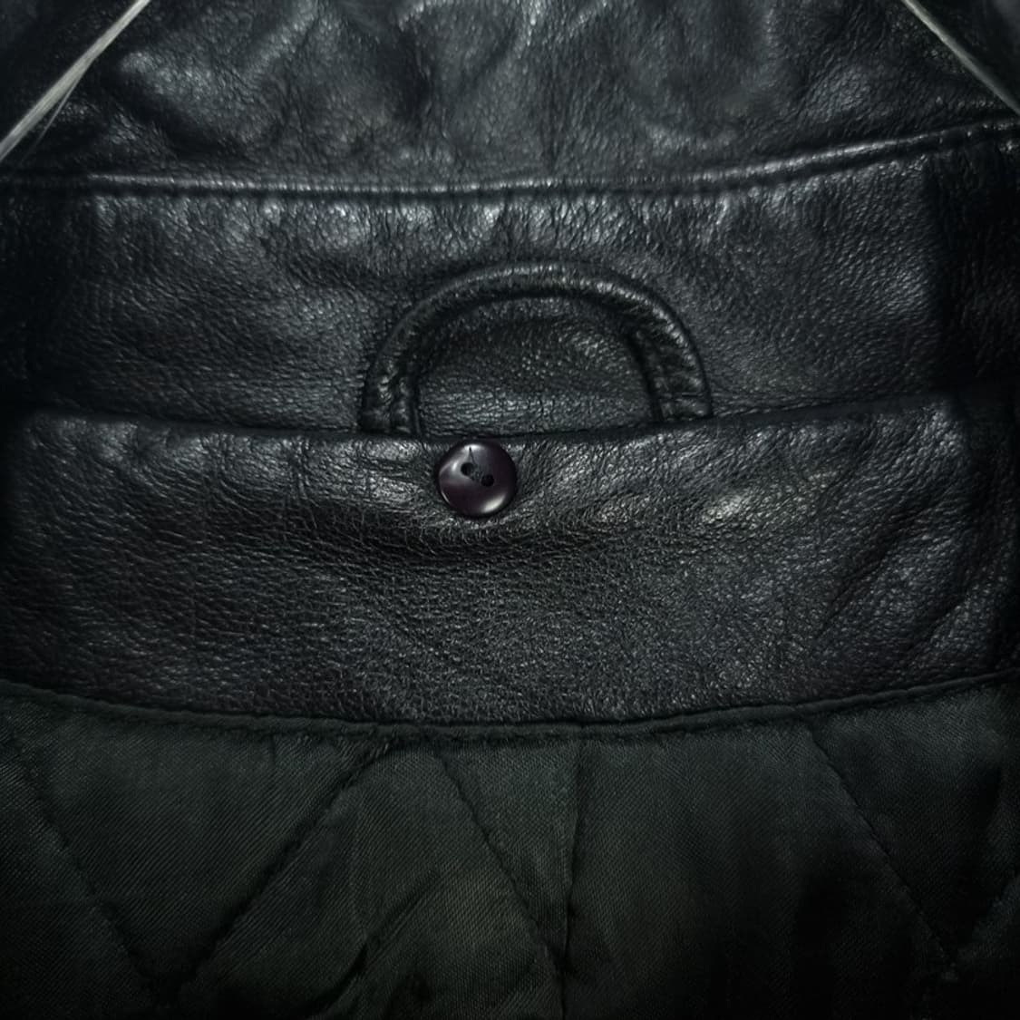 [빈티지] 리얼레더 가죽 코트 블랙 M19362 상품이미지9