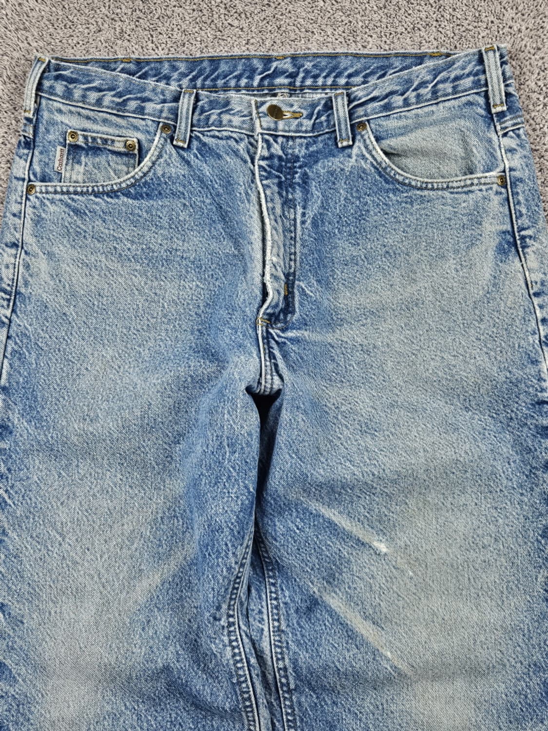 칼하트 헤비 플란넬 데님 워크 팬츠 ( 36 X 30 ) / 10374 상품이미지6