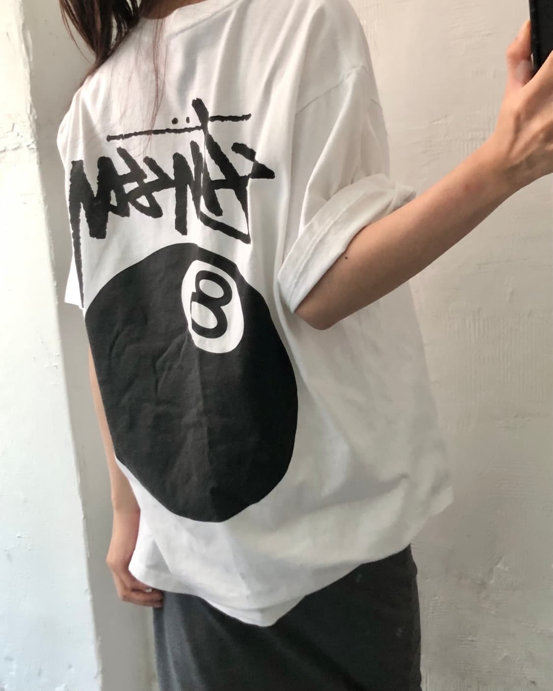 Stussy 스투시 8볼 화이트 티셔츠 상품이미지3