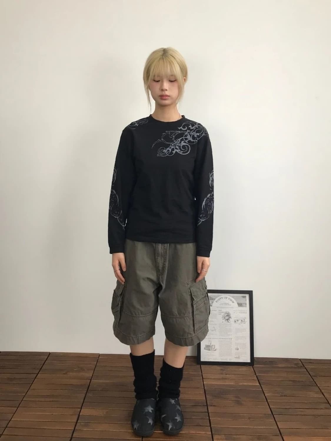 ILLS Tribal Graphic Long Sleeve 상품이미지1