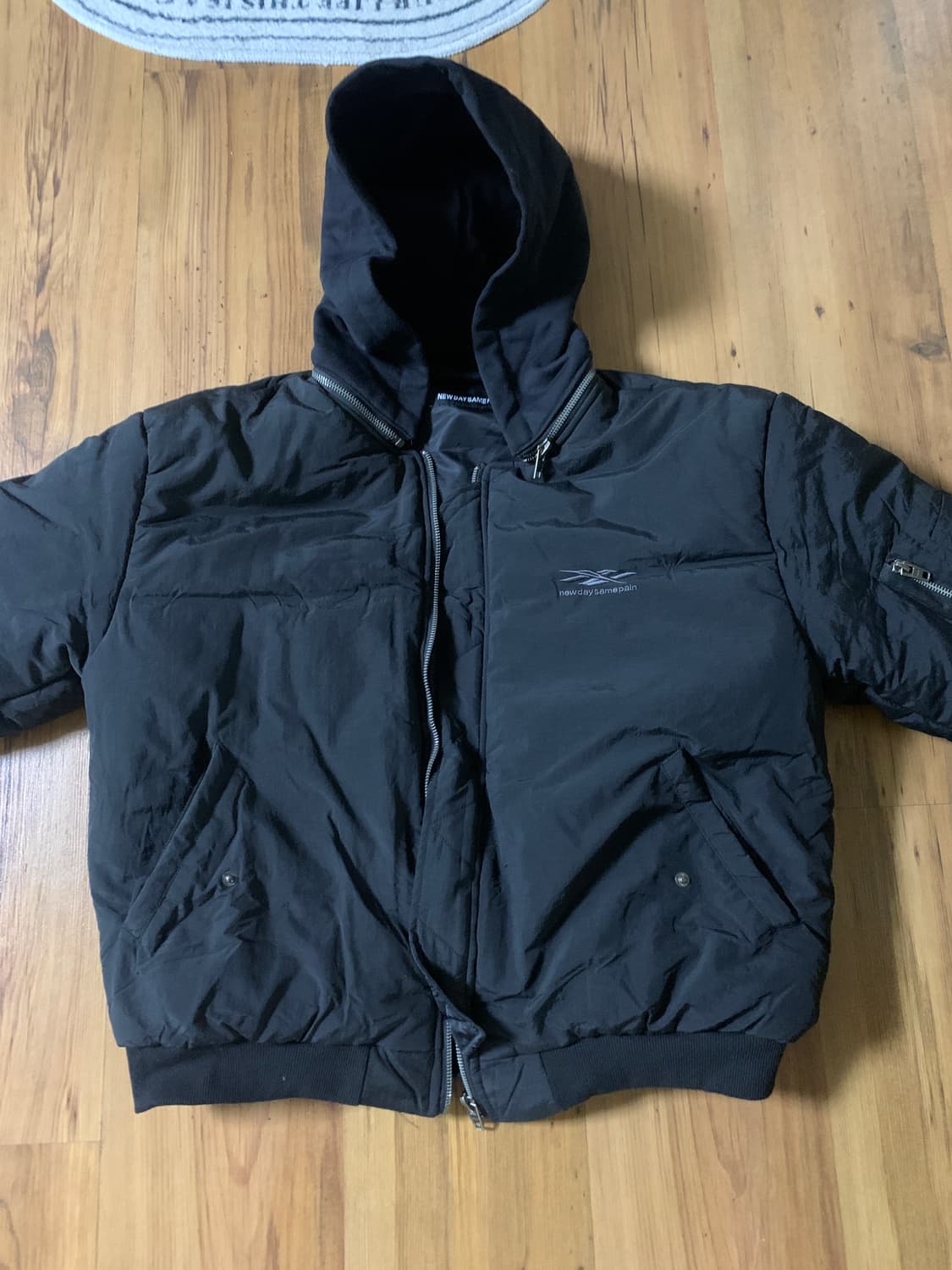 [M] Newdaysamepain 후드 봄버 상품이미지1