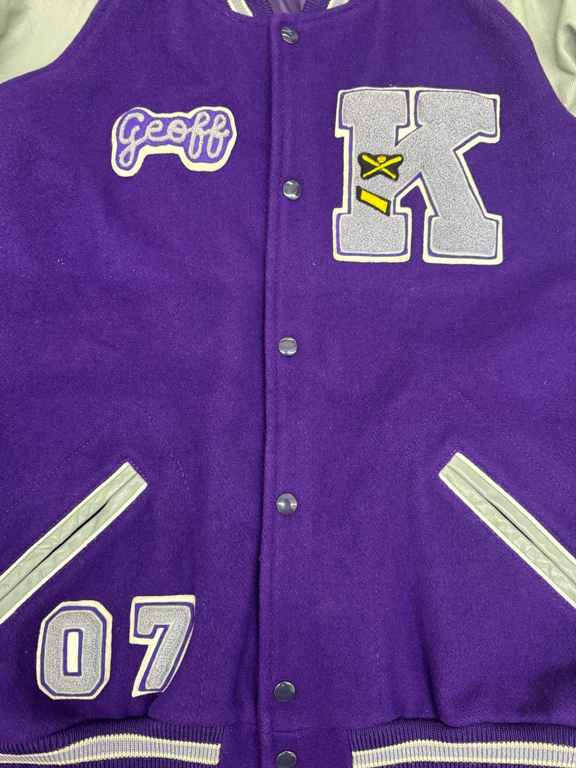 빈티지 바시티 자켓 made in usa 상품이미지4