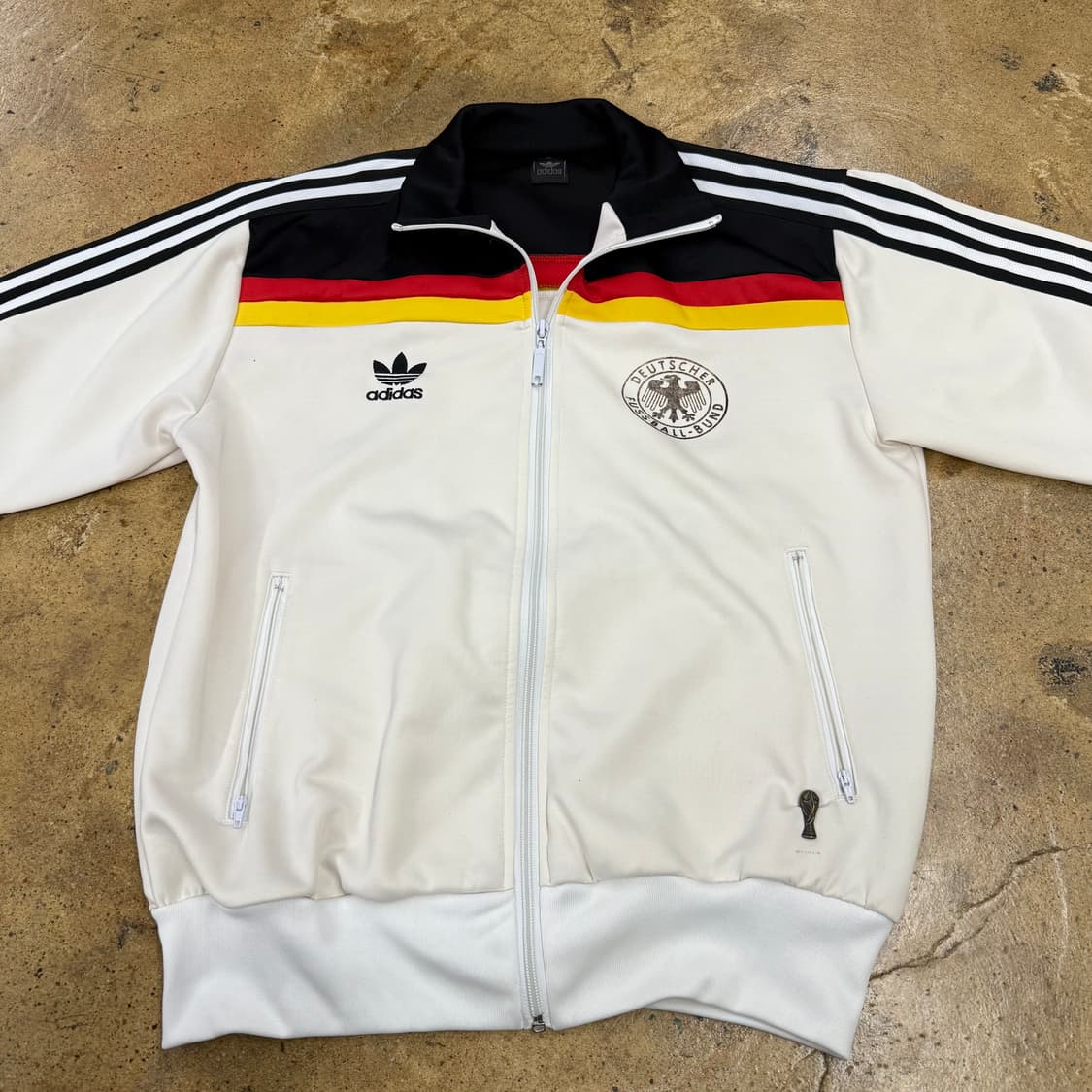 아디다스 흰검 독일 져지 트랙탑 상품이미지3