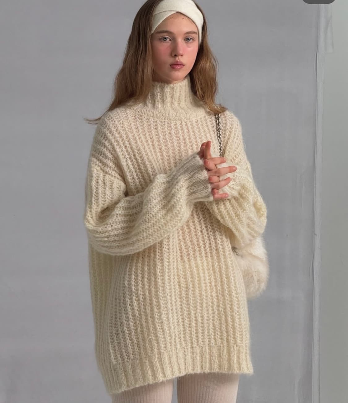 더바넷 청키터틀넥니트 상품이미지2