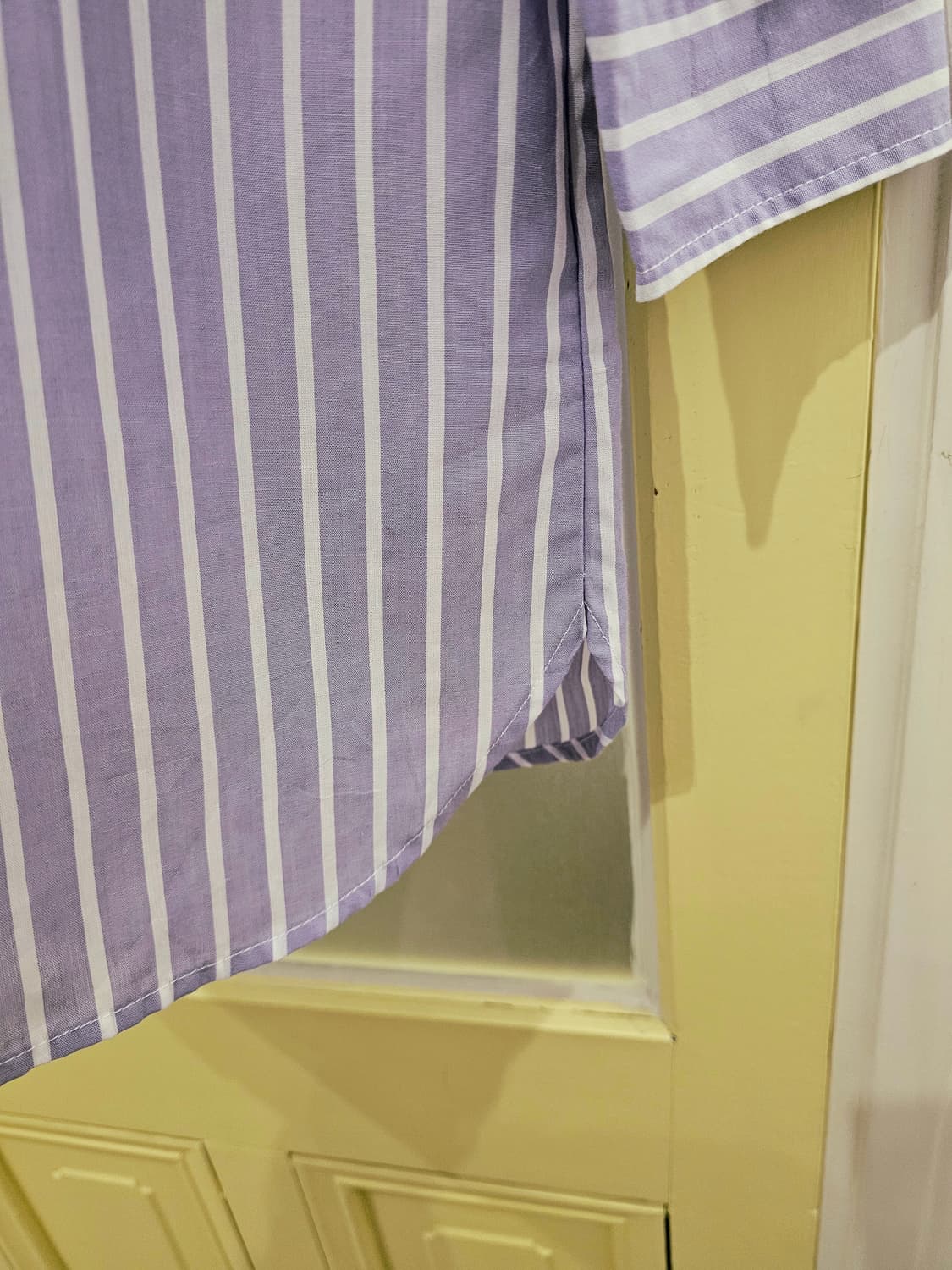 Japan 연보라 스트라이프 셔츠 상품이미지5
