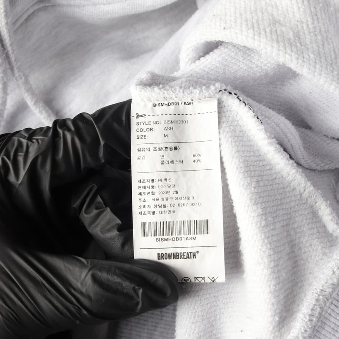 브라운브레스 TAG OG 후드티 ASH M 상품이미지6